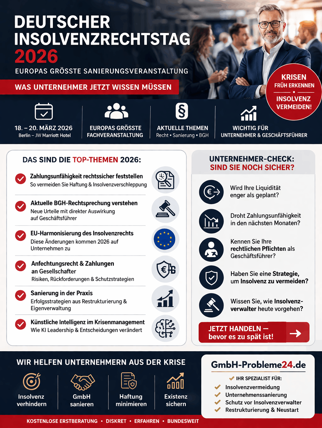 Deutscher Insolvenzrechtstag 2026 Infografik
