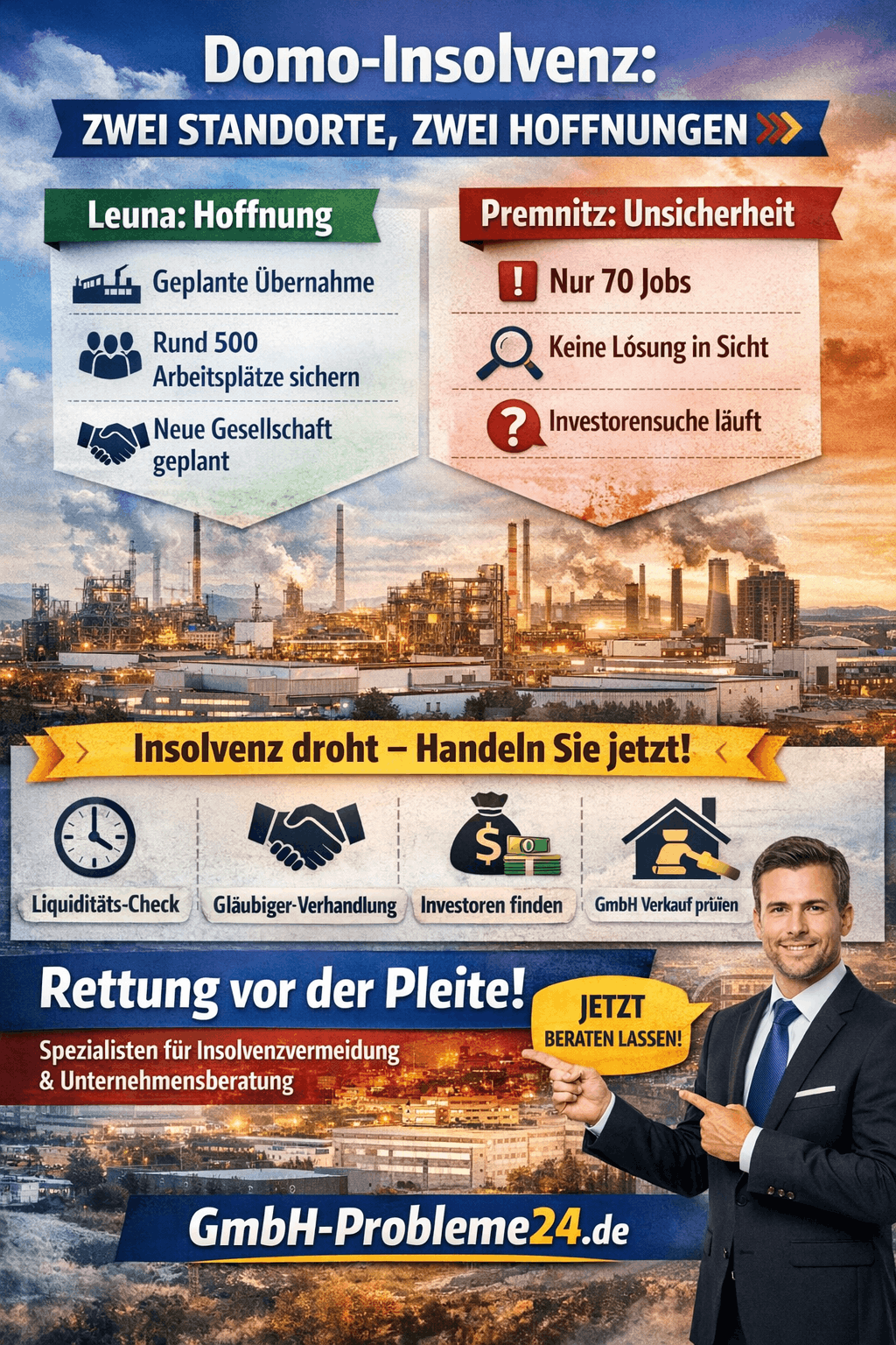 Domo-Insolvenz Infografik