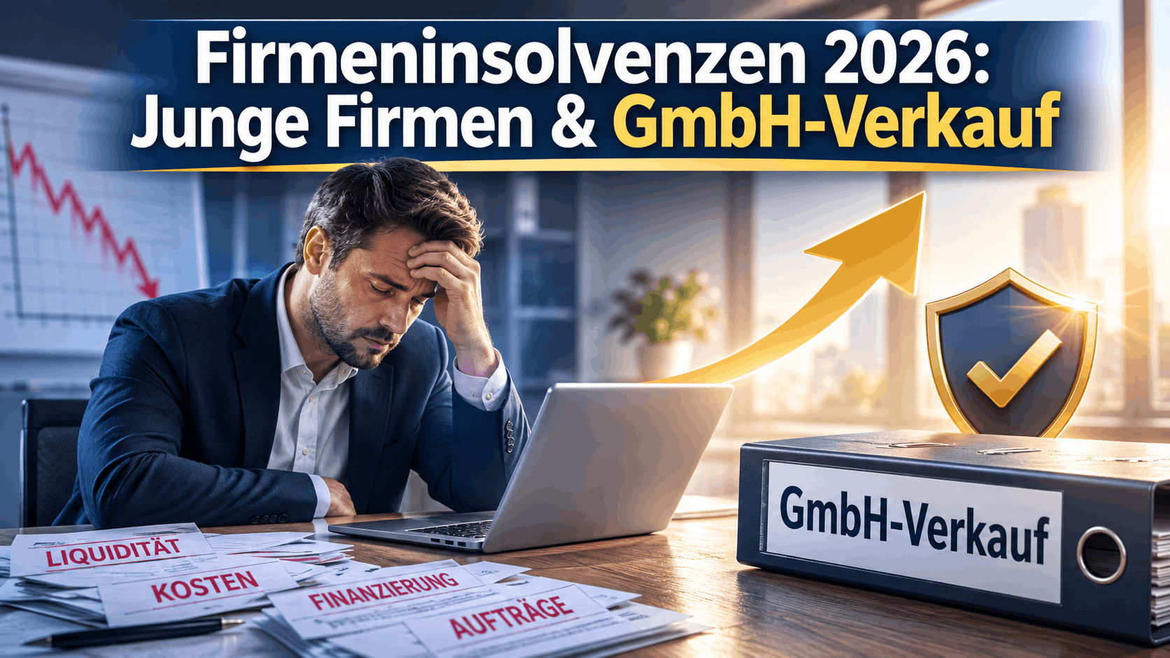 Firmeninsolvenzen 2026: Junge Firmen & GmbH-Verkauf
