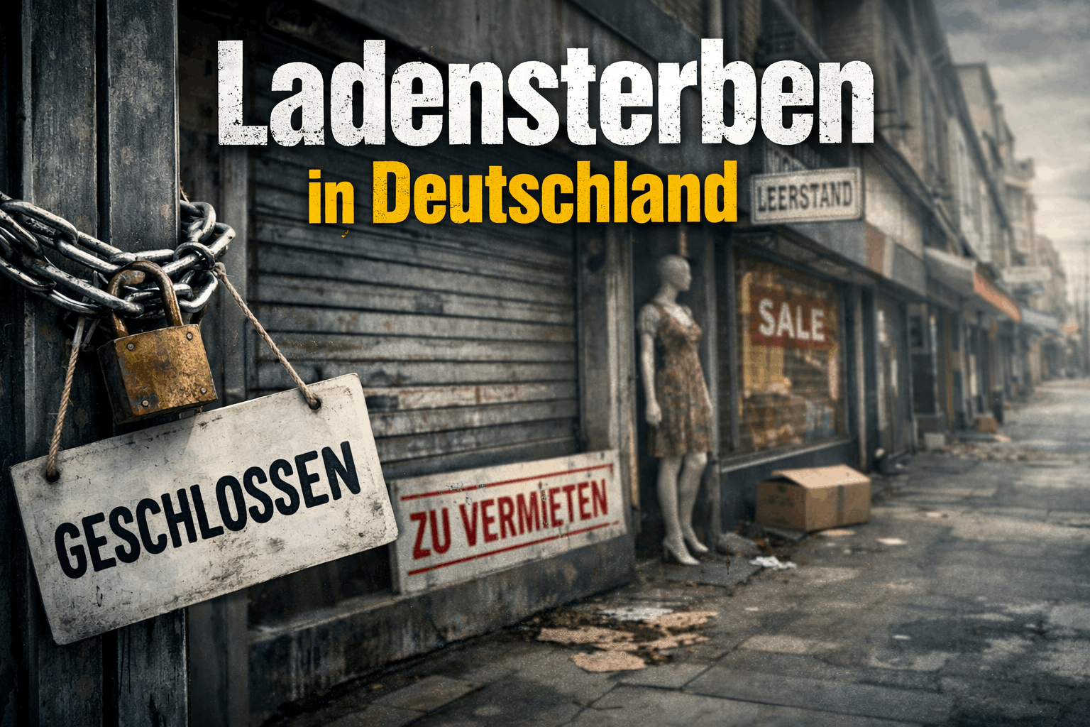 Ladensterben in Deutschland