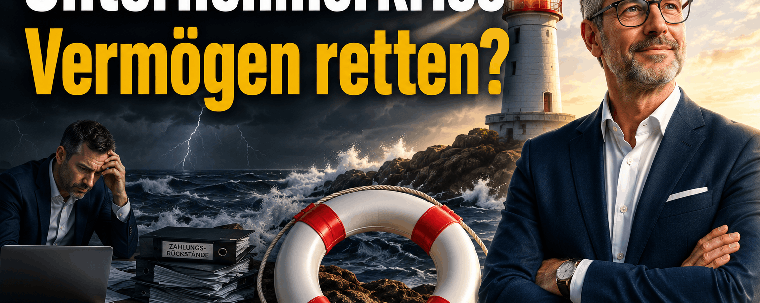 Unternehmerkrise Vermögen retten