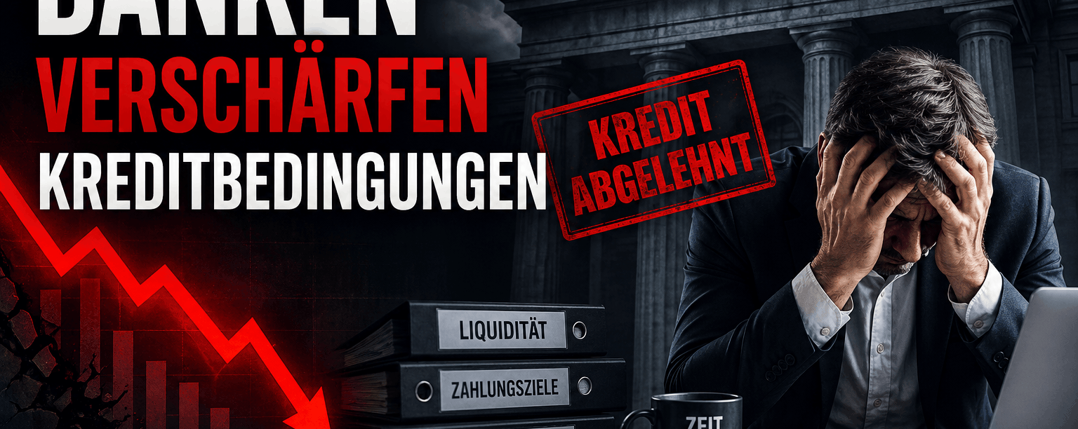 Banken verschärfen Kreditbedingungen