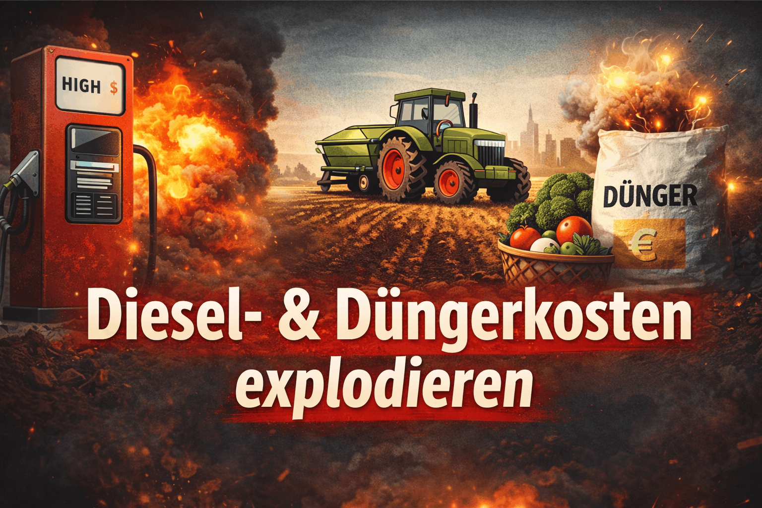 Landwirtschaft leidet zuerst