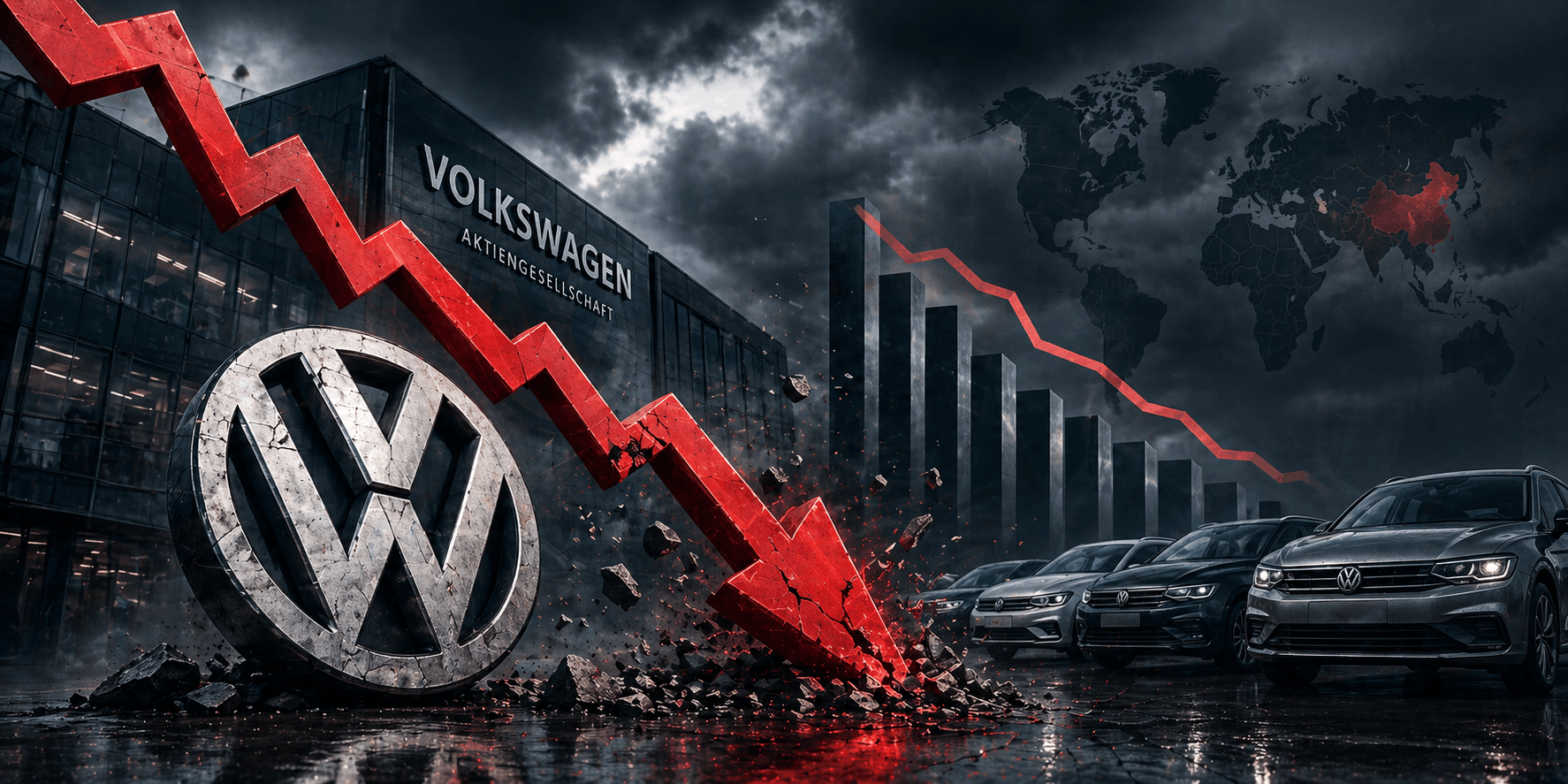 Volkswagen AG Gewinneinbruch