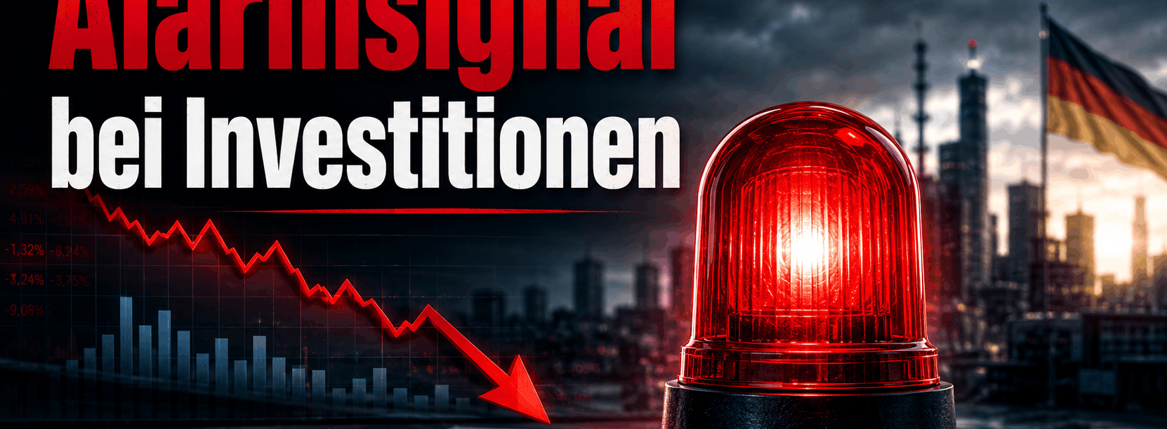 Alarmsignal bei Investitionen