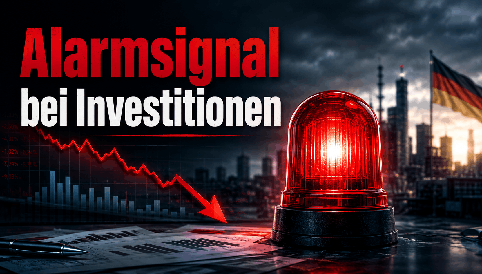 Alarmsignal bei Investitionen