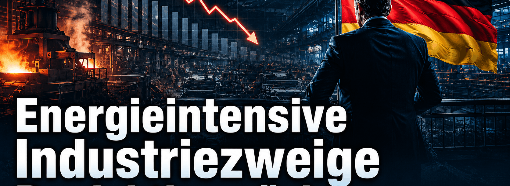 Energieintensive Industriezweige Produktionsrückgang
