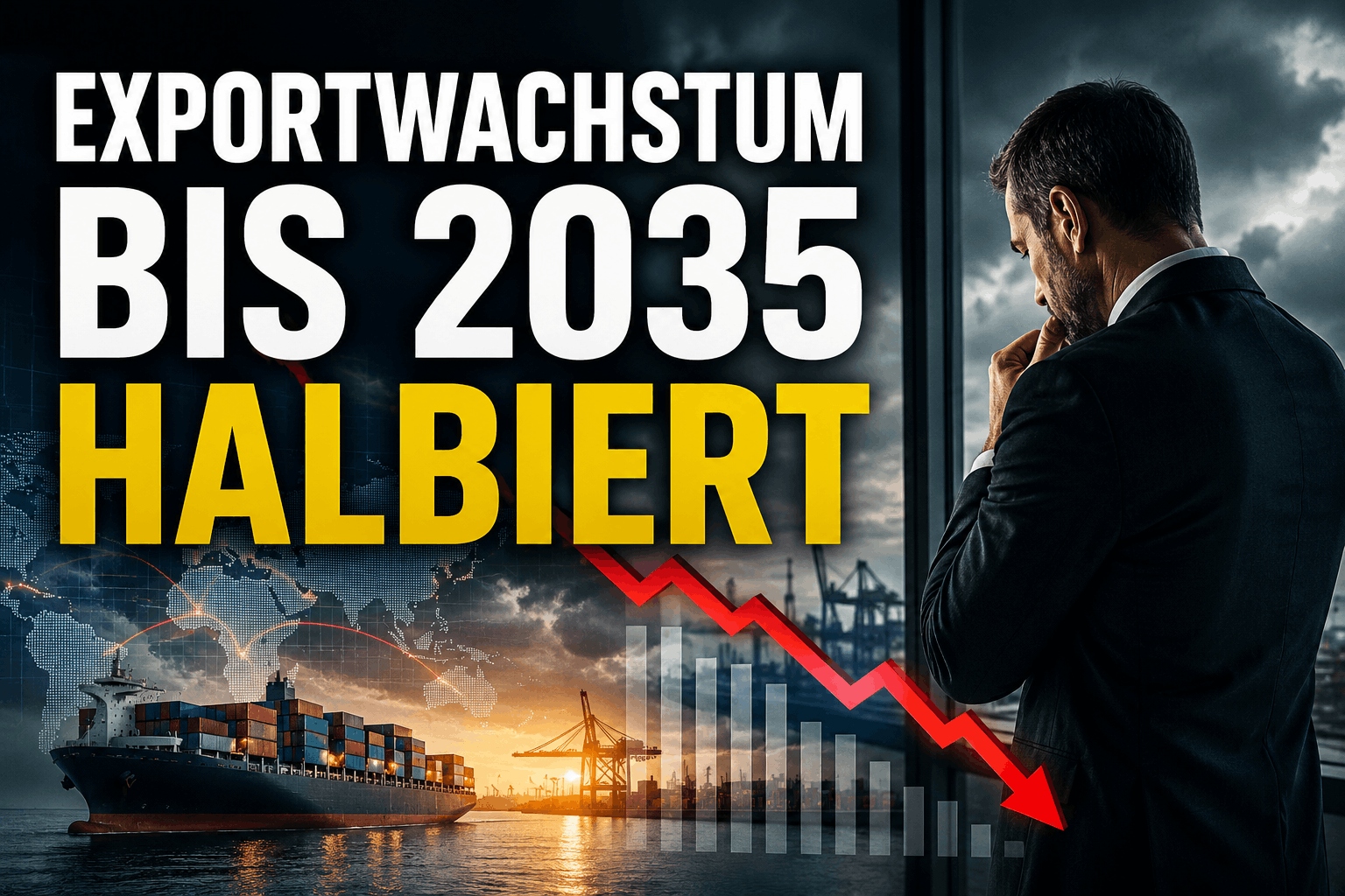 Exportwachstum bis 2035 halbiert
