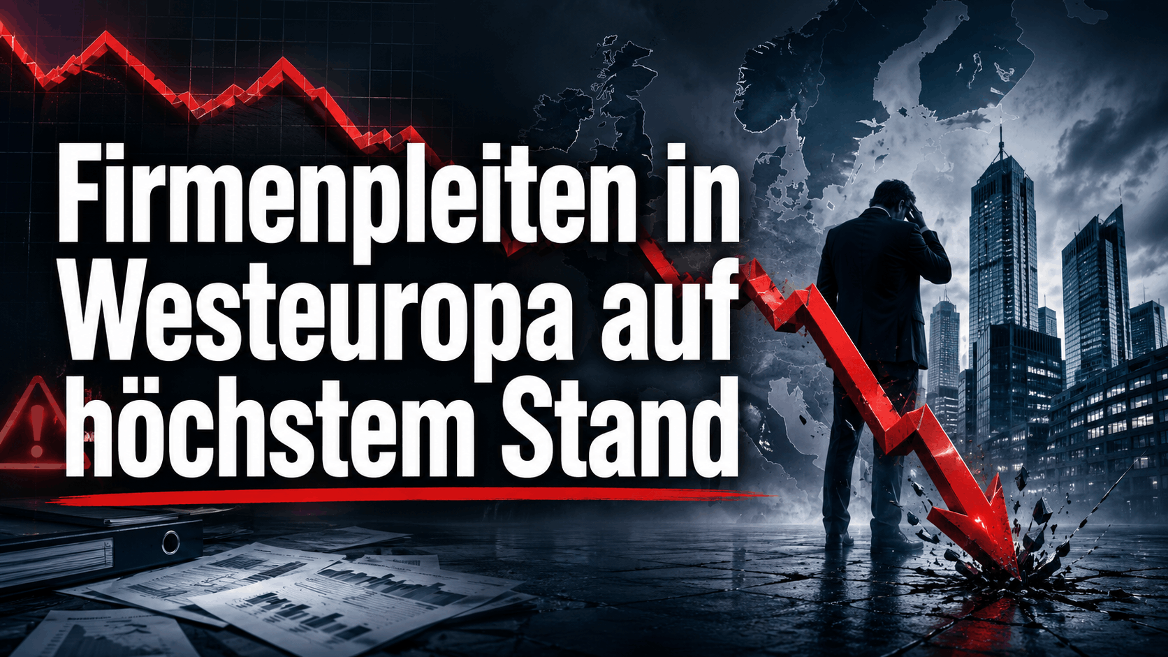 Firmenpleiten in Westeuropa auf höchstem Stand Firmenpleiten in Westeuropa auf höchstem Stand