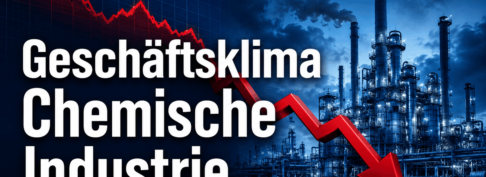 Geschäftsklima Chemische Industrie auf Dreijahrestief