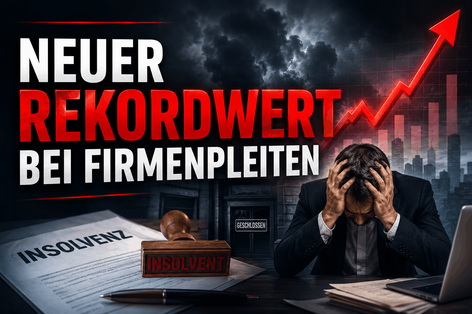 GmbH Insolvenz vermeiden - Neuer Rekordwert bei Firmenpleiten GmbH Insolvenz vermeiden - Neuer Rekordwert bei Firmenpleiten