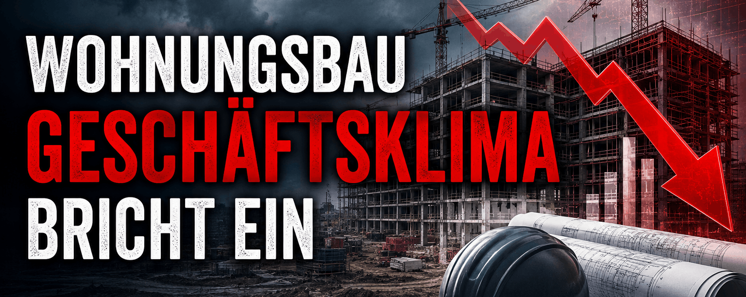 Wohnungsbau Geschäftsklima bricht ein