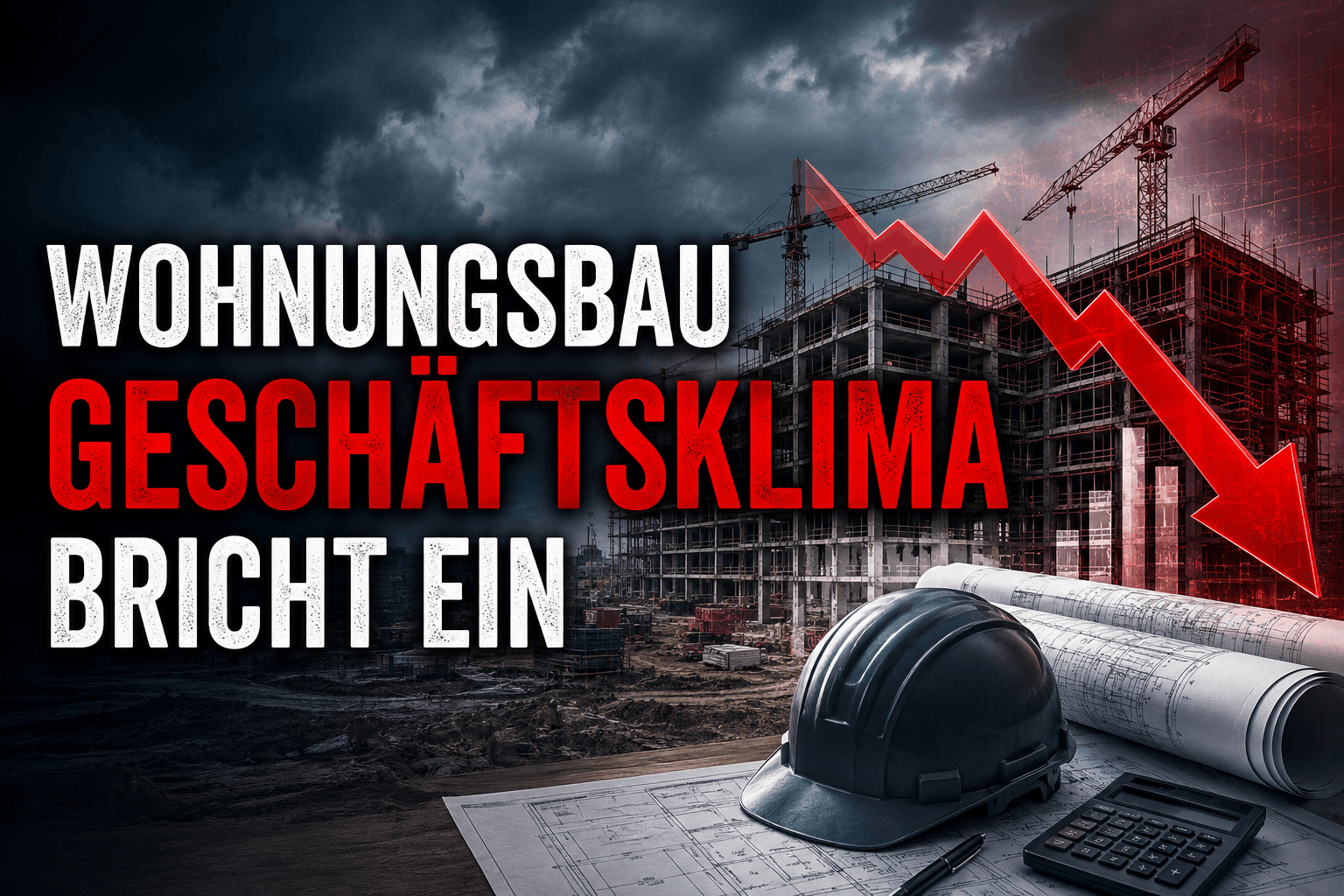 Wohnungsbau Geschäftsklima bricht ein