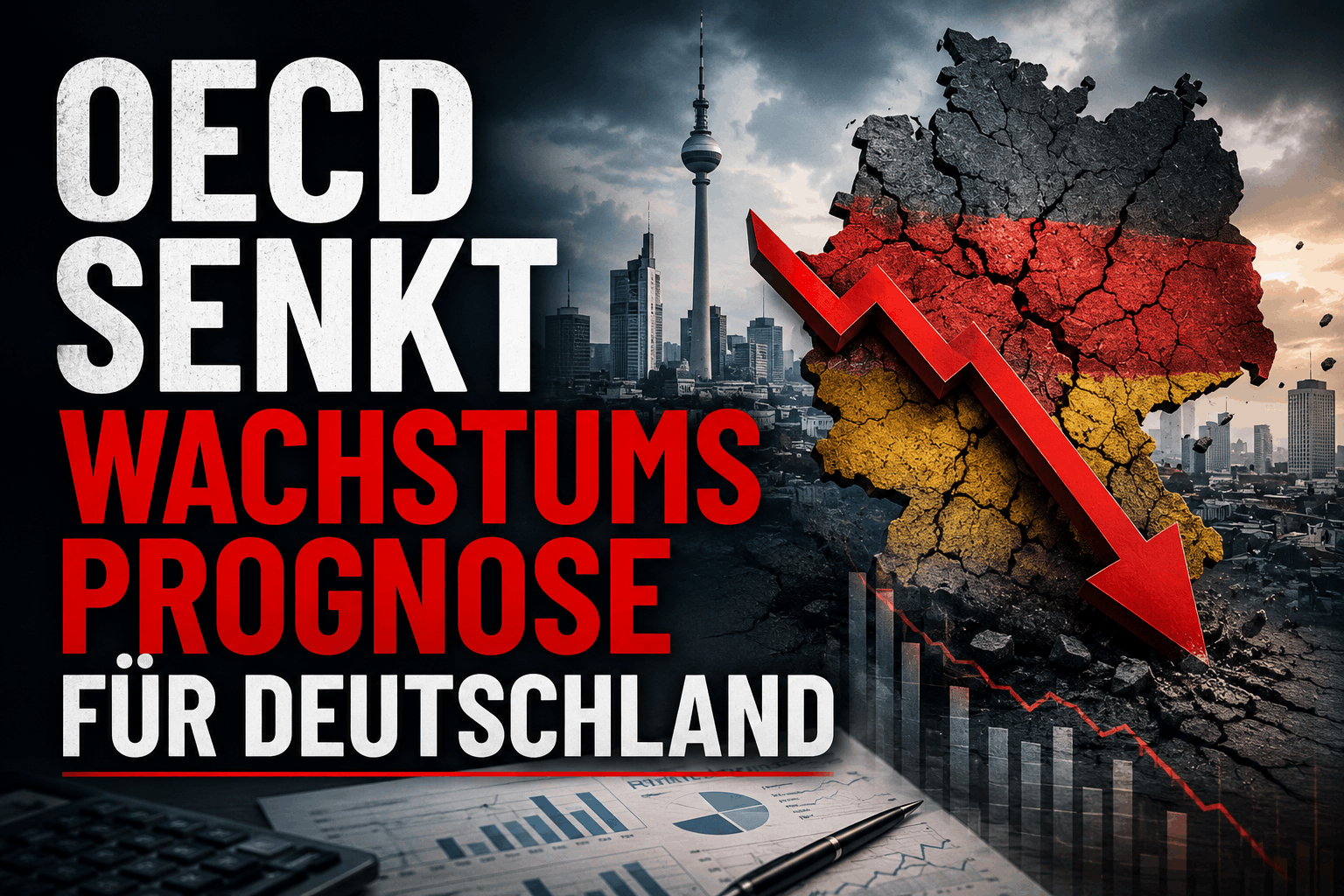 OECD senkt Wachstumsprognose für Deutschland