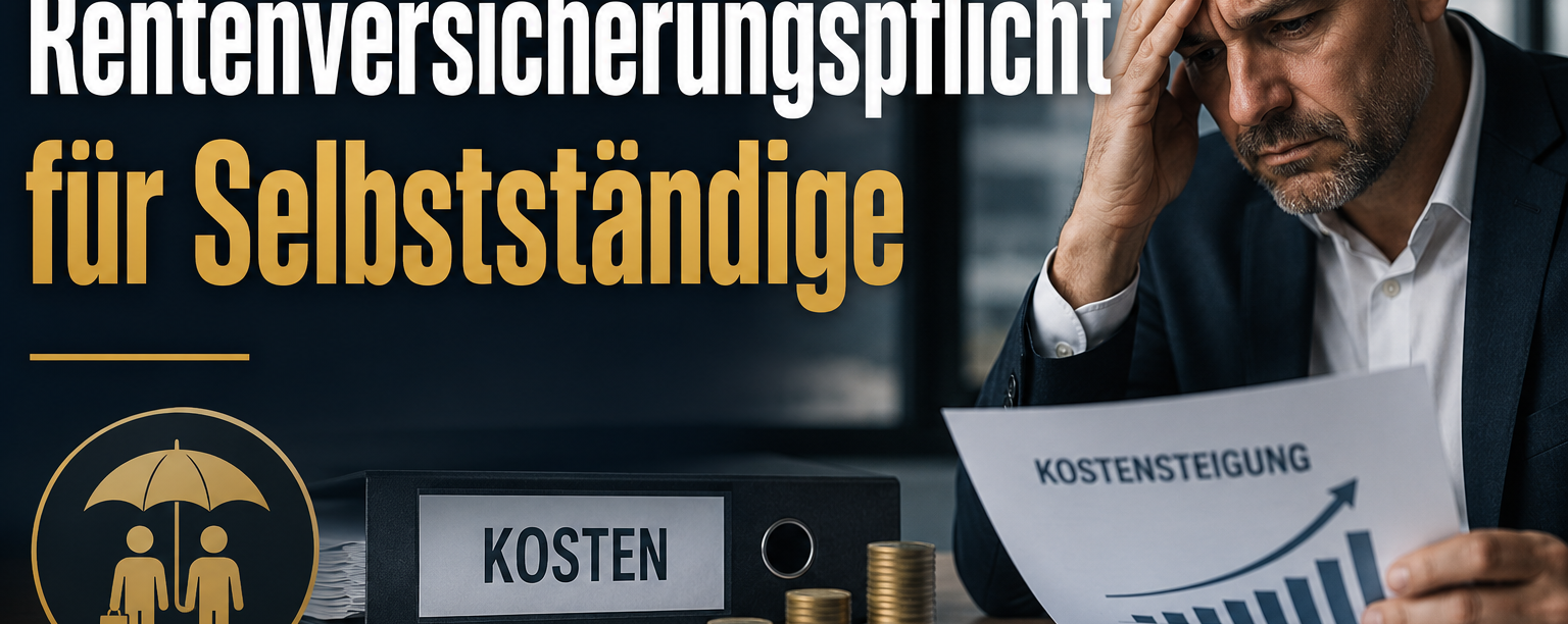 Rentenversicherungspflicht für Selbstständige