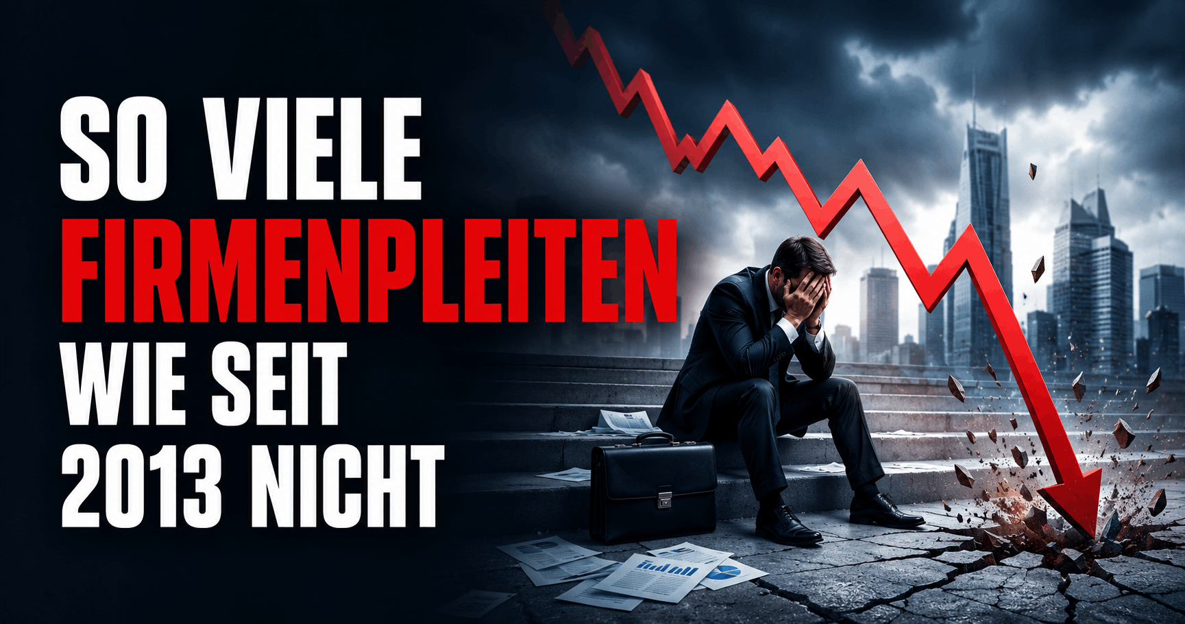 So viele Firmenpleiten wie seit 2013 nicht