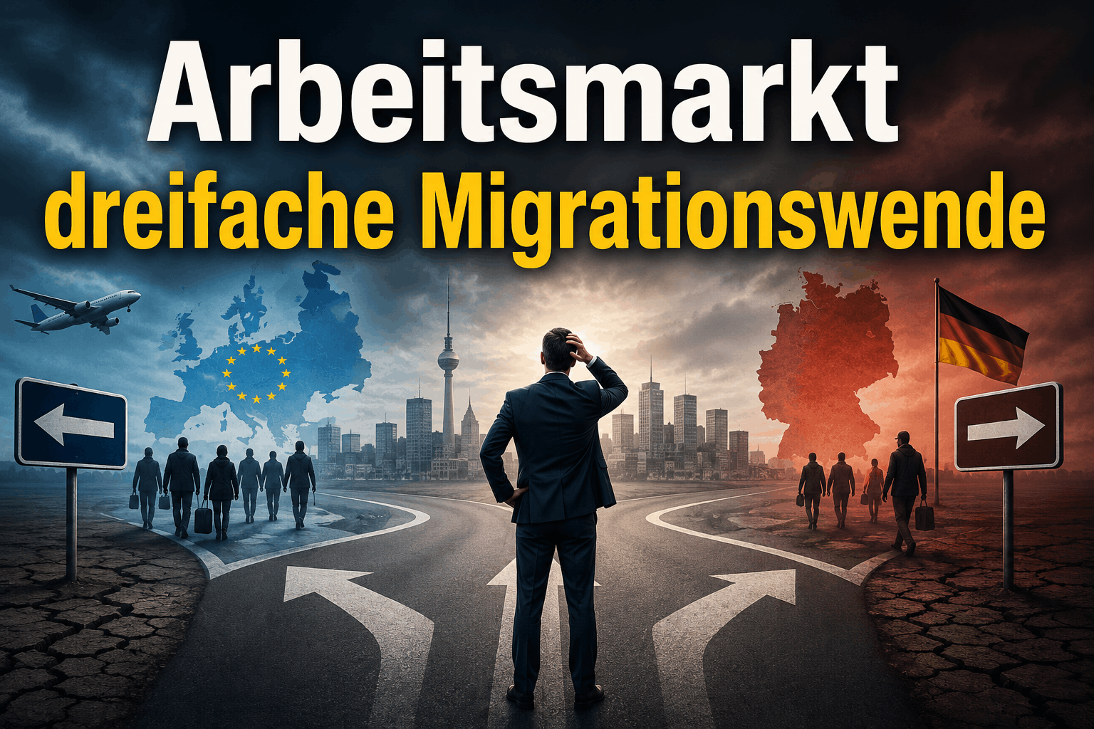 Arbeitsmarkt dreifache Migrationswende