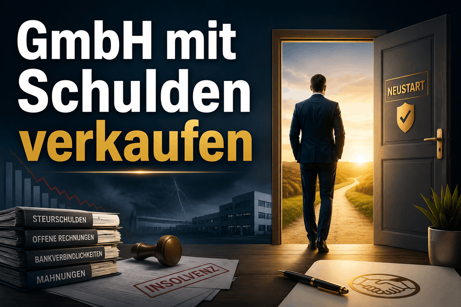 GmbH mit Schulden verkaufen