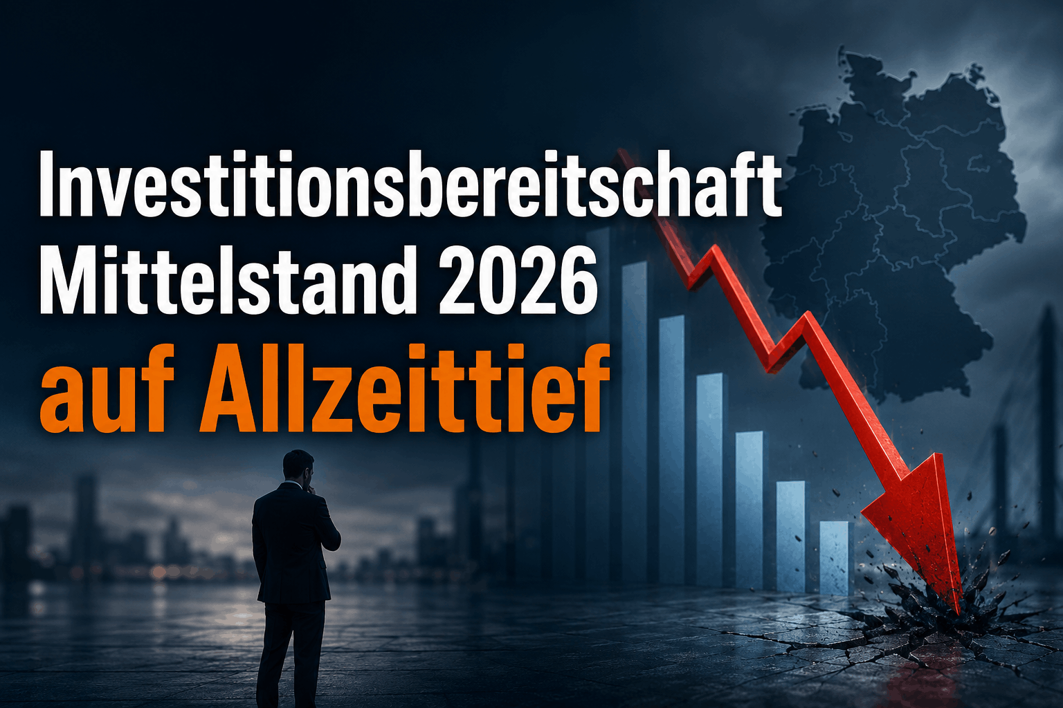 Investitionsbereitschaft Mittelstand 2026 auf Allzeittief