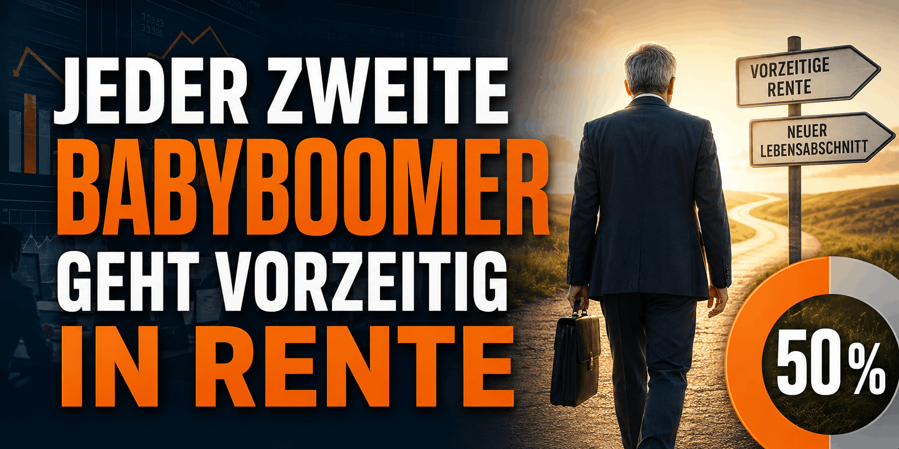 Jeder zweite Babyboomer geht vorzeitig in Rente