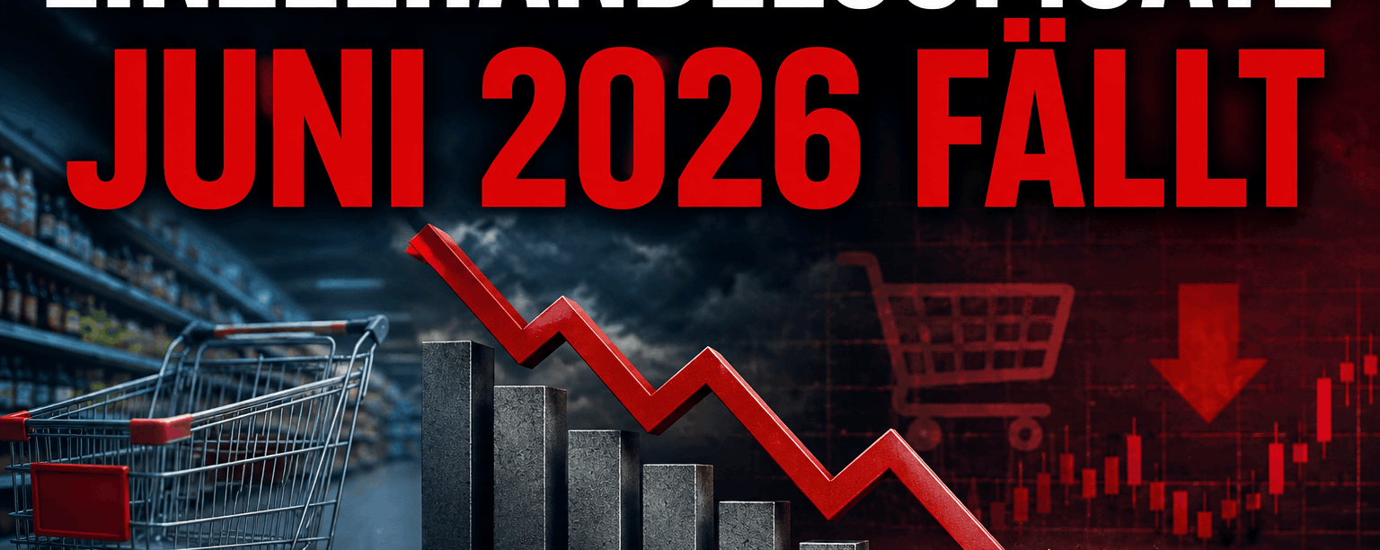 Einzelhandelsumsatz im Juni 2026 sinkt