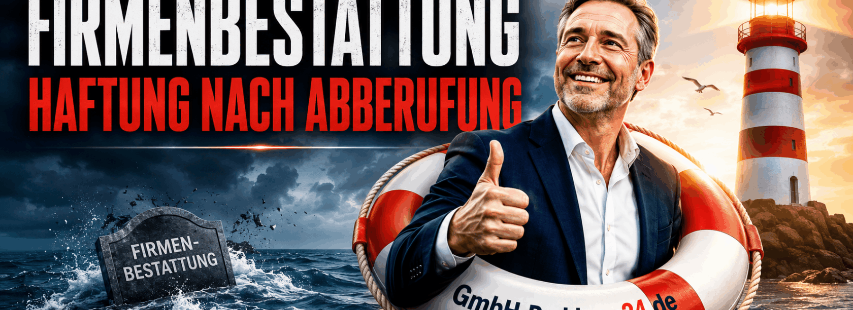 Firmenbestattung - Haftung nach Abberufung