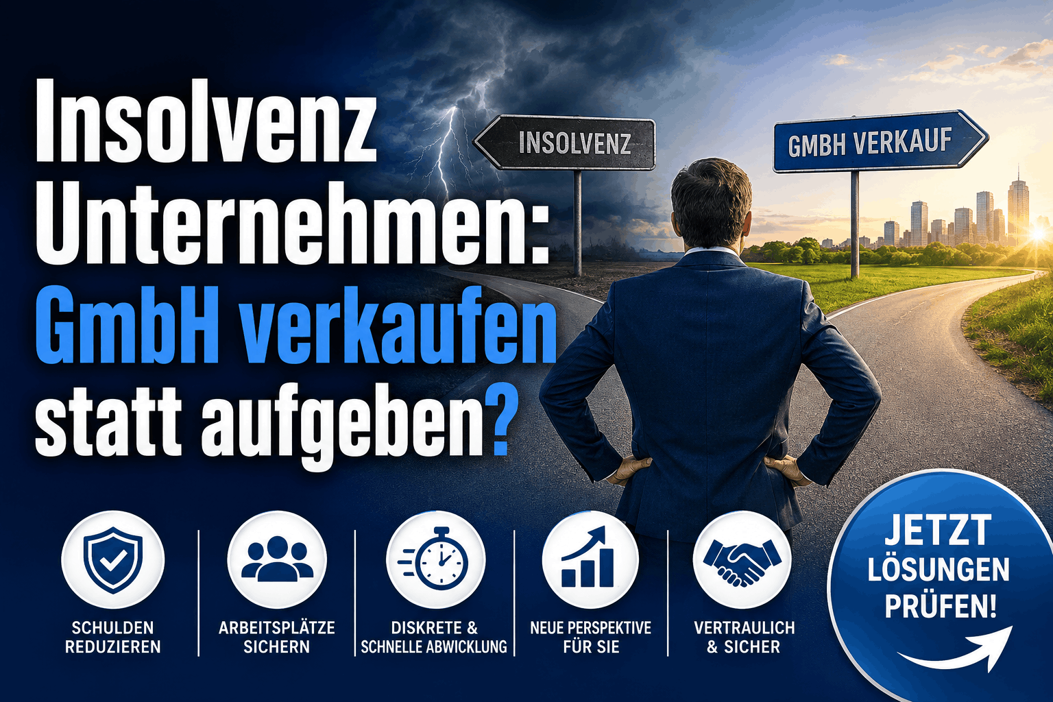 nsolvenz Unternehmen: GmbH verkaufen statt aufgeben?