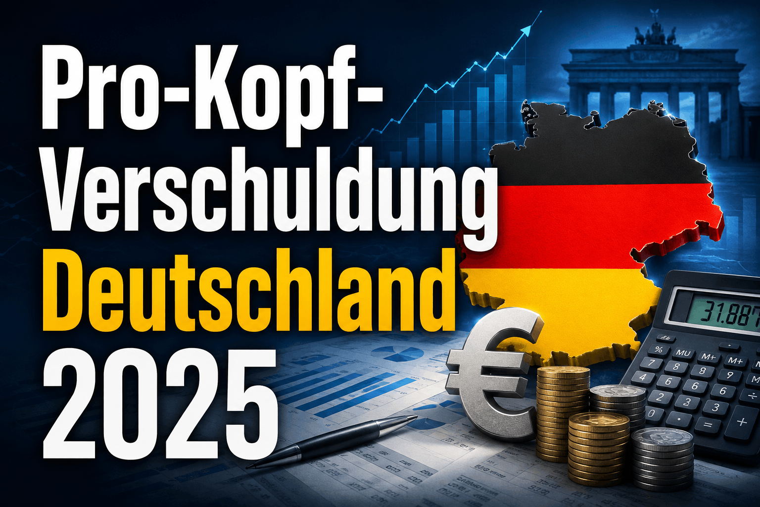 Pro-Kopf-Verschuldung Deutschland 2025
