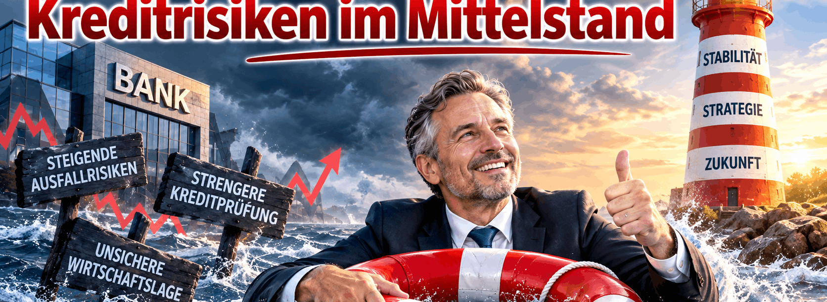 Banken sehen höhere Kreditrisiken im Mittelstand