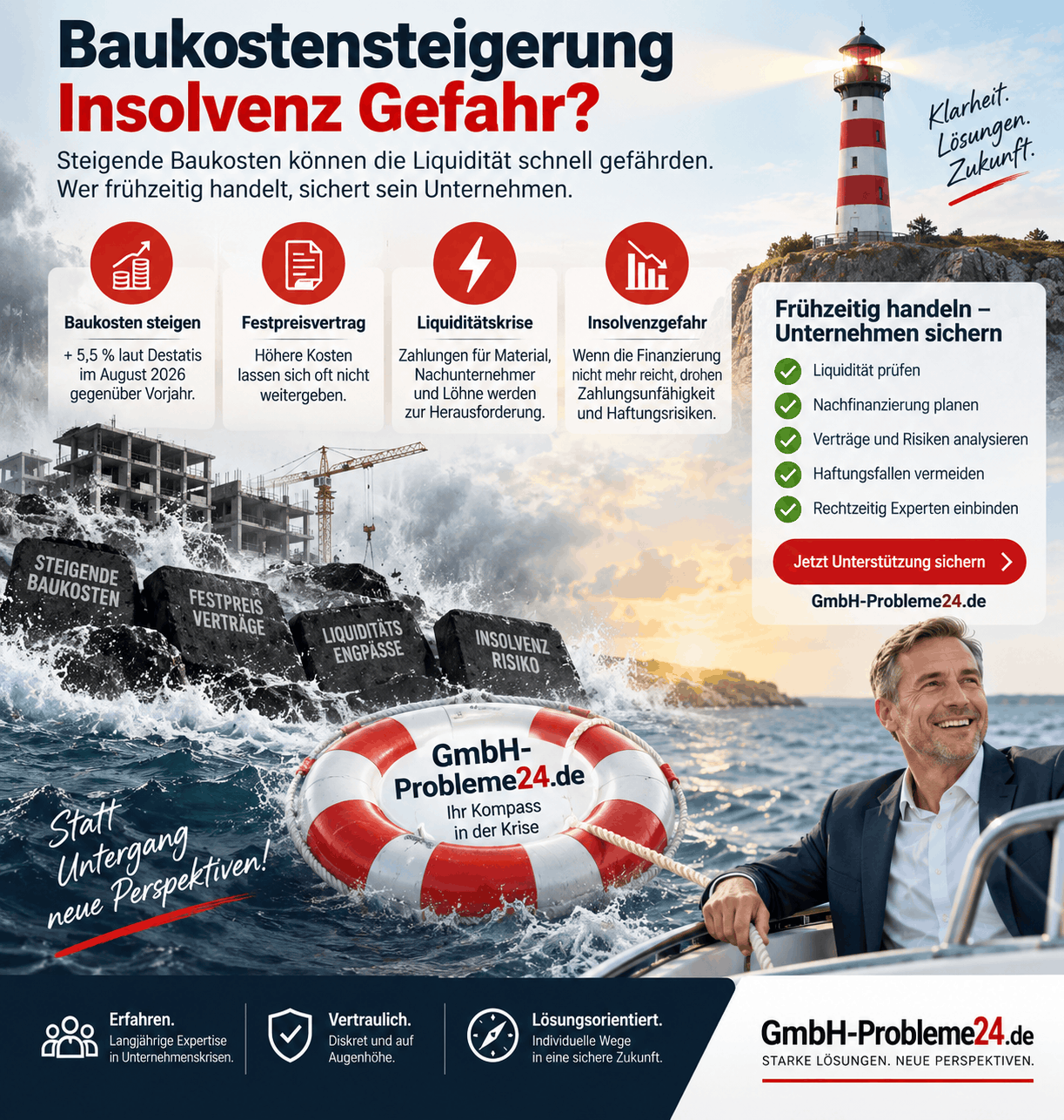 Baupreise steigen Infografik