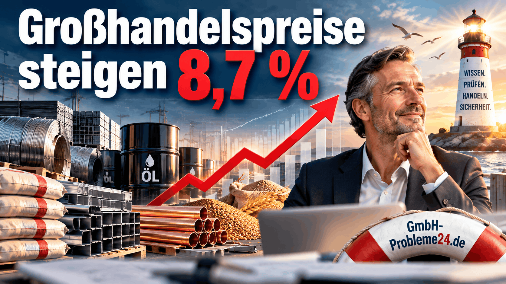 Großhandelspreise steigen 8,7 %